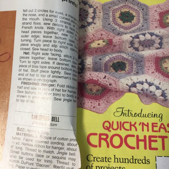 Womans Day Granny Squares & Crafts Magazine September 1986 - Picture 5 of 8